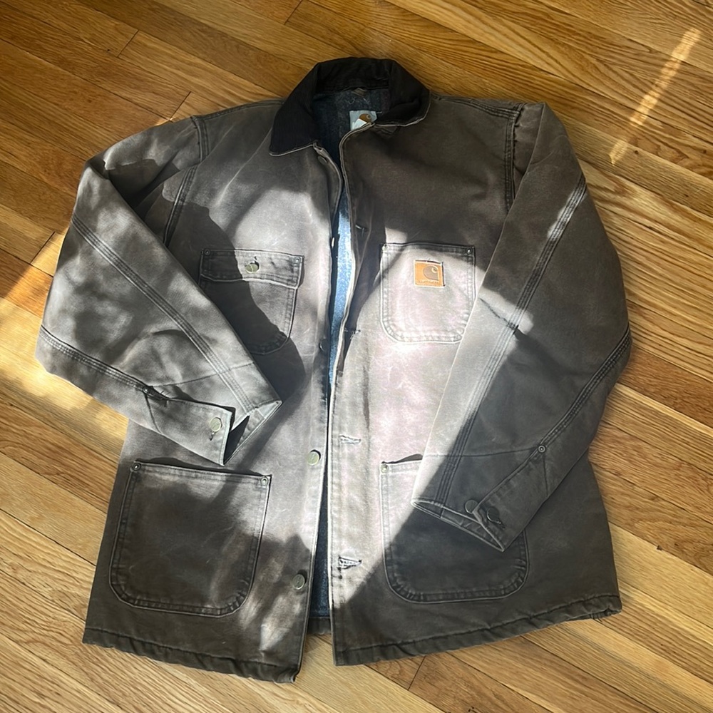 Vintage Carhartt Chore Coat (Size Medium R)